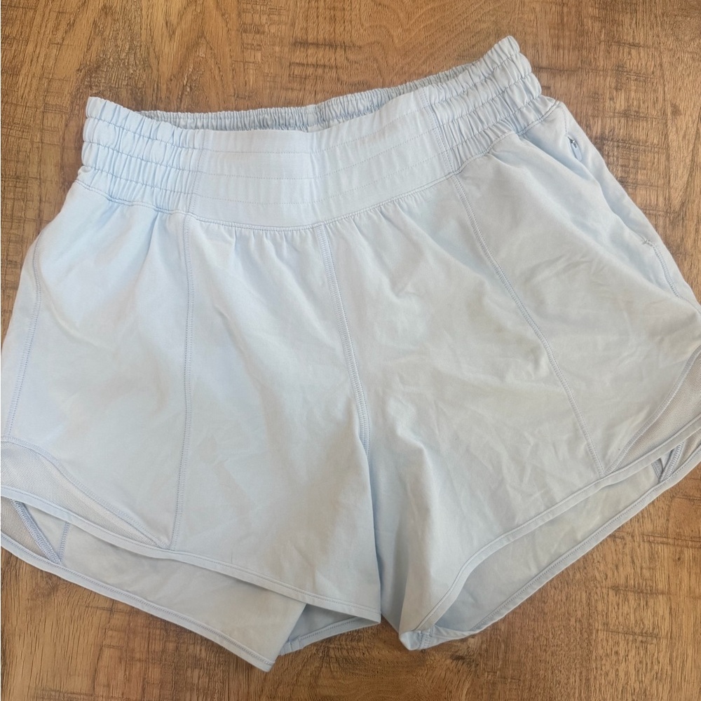 lululemon athletica Light Blue Women's Athletic Shorts